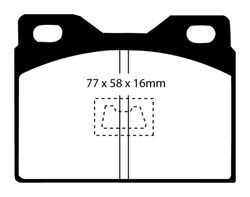Pastillas de freno ebc DP4220R