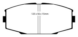Pastillas de freno ebc DP4610R