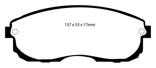 Pastillas de freno ebc DP4775R