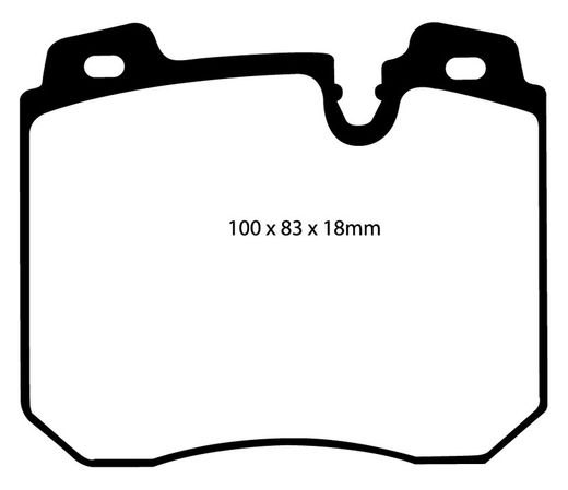 Pastillas de freno ebc DP4886R