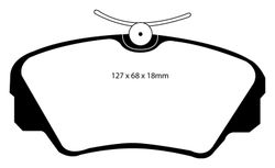 Pastillas de freno ebc DP4937R