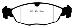 Pastillas de freno ebc DP4940R