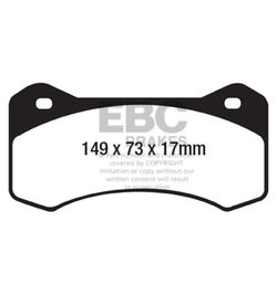 Pastillas de freno ebc DP5054/2NDX