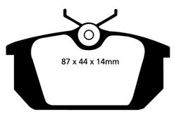 Pastillas de freno ebc DP596