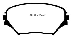 Pastillas de freno ebc DP61402