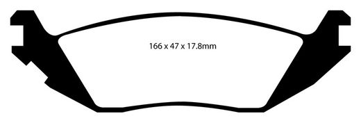 Pastillas de freno ebc DP61639