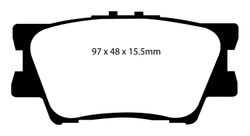 Pastillas de freno ebc DP61793