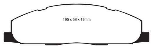 Ebc DP61848 pastilhas de freio