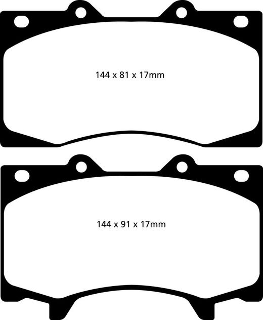 Ebc DP62125 pastilhas de freio