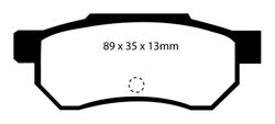 Pastillas de freno ebc DP642