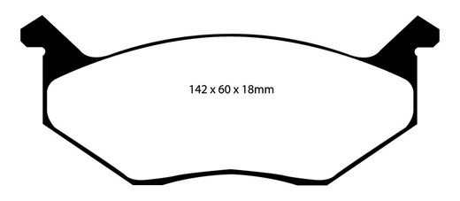 Pastillas de freno ebc DP678