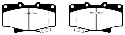 Plaquettes de frein Ebc DP6992