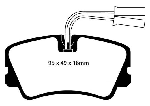 Pastillas de freno ebc DP717