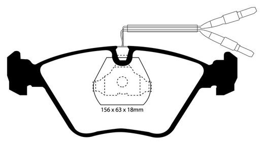 Pastillas de freno ebc DP881