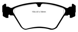 Pastillas de freno ebc DP976