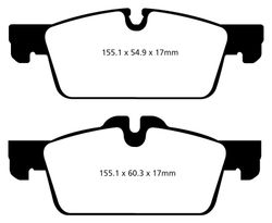 Pastillas de freno ebc DPX2106