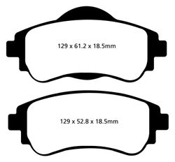 Pastillas de freno ebc DPX2109