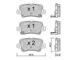 Pastillas de freno SDT FDHP 1050 2125100