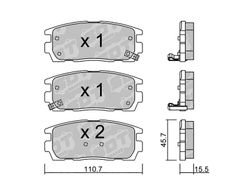 Pastillas de freno SDT FDHP 1050 2128400