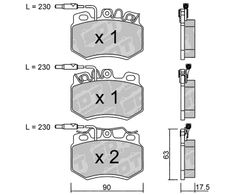 Pastillas de freno SDT FDHP 1050 2139401