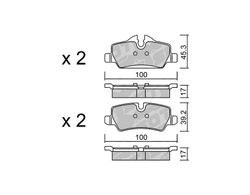 Pastillas de freno SDT FDHP 1050 2151800