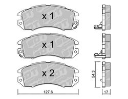 Pastillas de freno SDT FDHP 1050 2171400