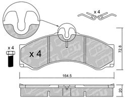 Pastillas de freno SDT FDHP 1050 2172600