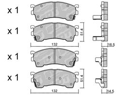 Pastillas de freno SDT FDHP 1050 2176000