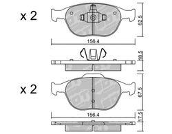 Pastillas de freno SDT RR1080 2505800RR