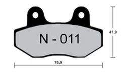 Pastillas de freno Zcoo N011-EX