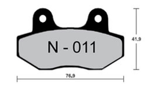 Pastillas de freno Zcoo N011-EX