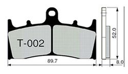 Pastillas de freno Zcoo T002-EXC